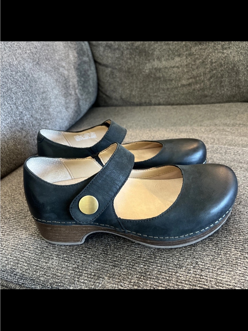 Dansko Black Beatrice Mary Jane